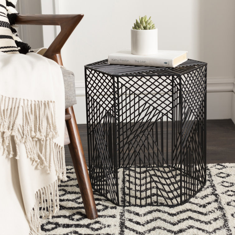 Metal accent stool new arrivals